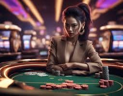 Permainan roulette langsung dengan studio multi-kamera di wd kilat